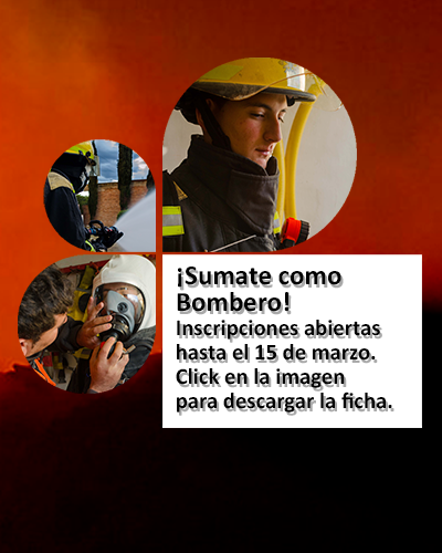 Sumate como Bombero